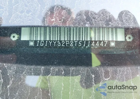 1996 Chevrolet Corvette из США, поврежденный, VIN 1G1YY32P8T5114447